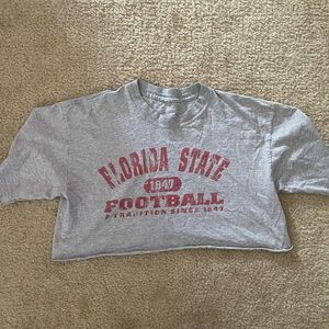Cropped Florida State FSU Football Shirt